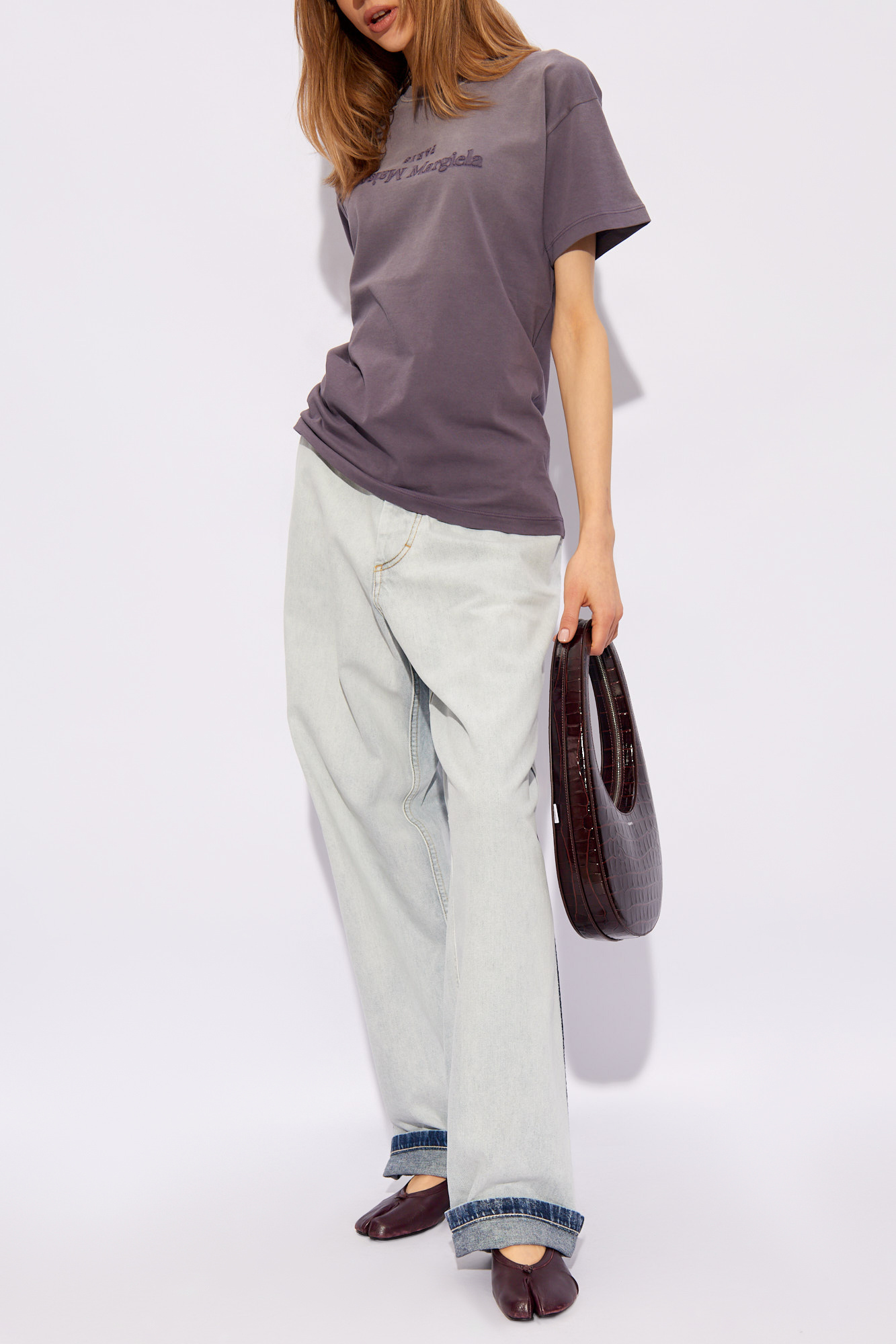 Maison Margiela T-shirt with logo | Women's Clothing | Vitkac